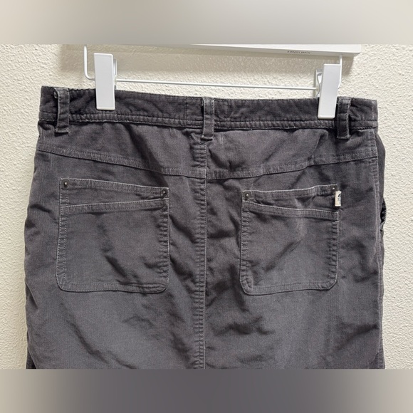 The North Face Nenana Corduroy Skirt Pockets Stretch Gray Women's Medium - Picture 5 of 7
